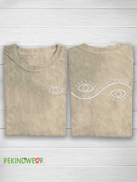All We Need Is A New Perspective T-shirt Sand / S