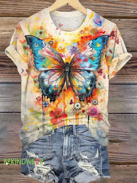 Butterfly T-shirt Multicolor / S