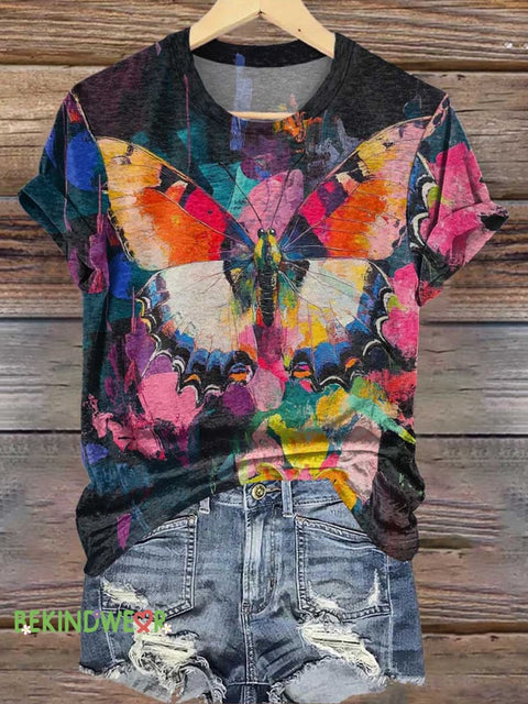 Butterfly T-shirt Multicolor / S