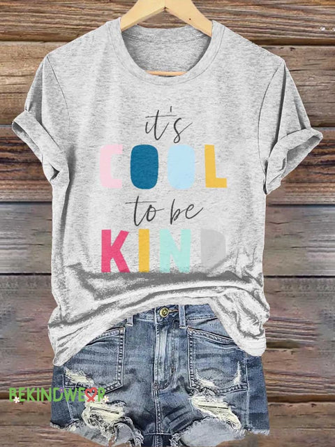 It’s COOL To Be KIND T-shirt White / S