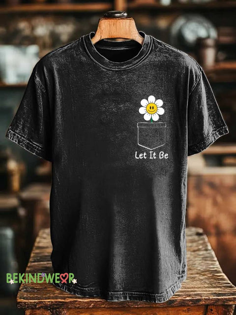 Let It Be T-shirt Black / S