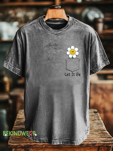 Let It Be T-shirt Grey / S