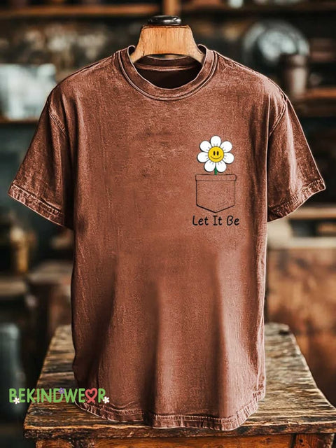 Let It Be T-shirt Orange / S