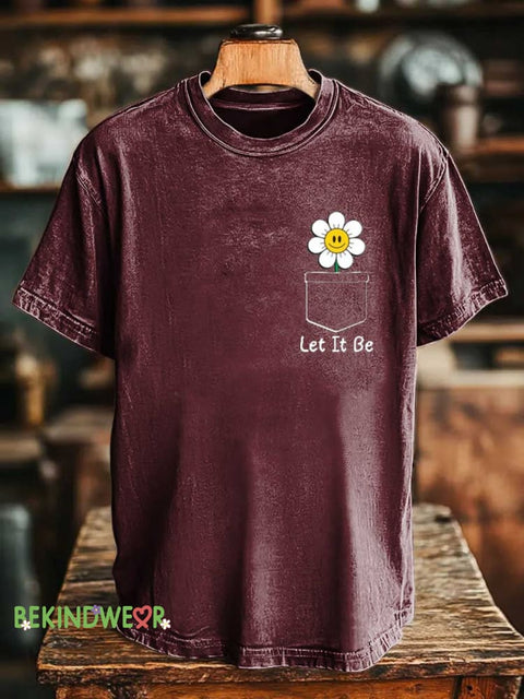 Let It Be T-shirt Red / S