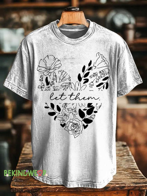 Let Them T-shirt White / S