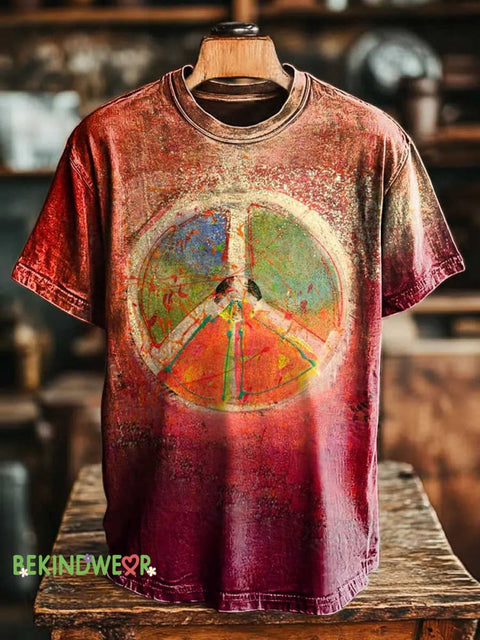 Peace Sign T-shirt Multicolor / S